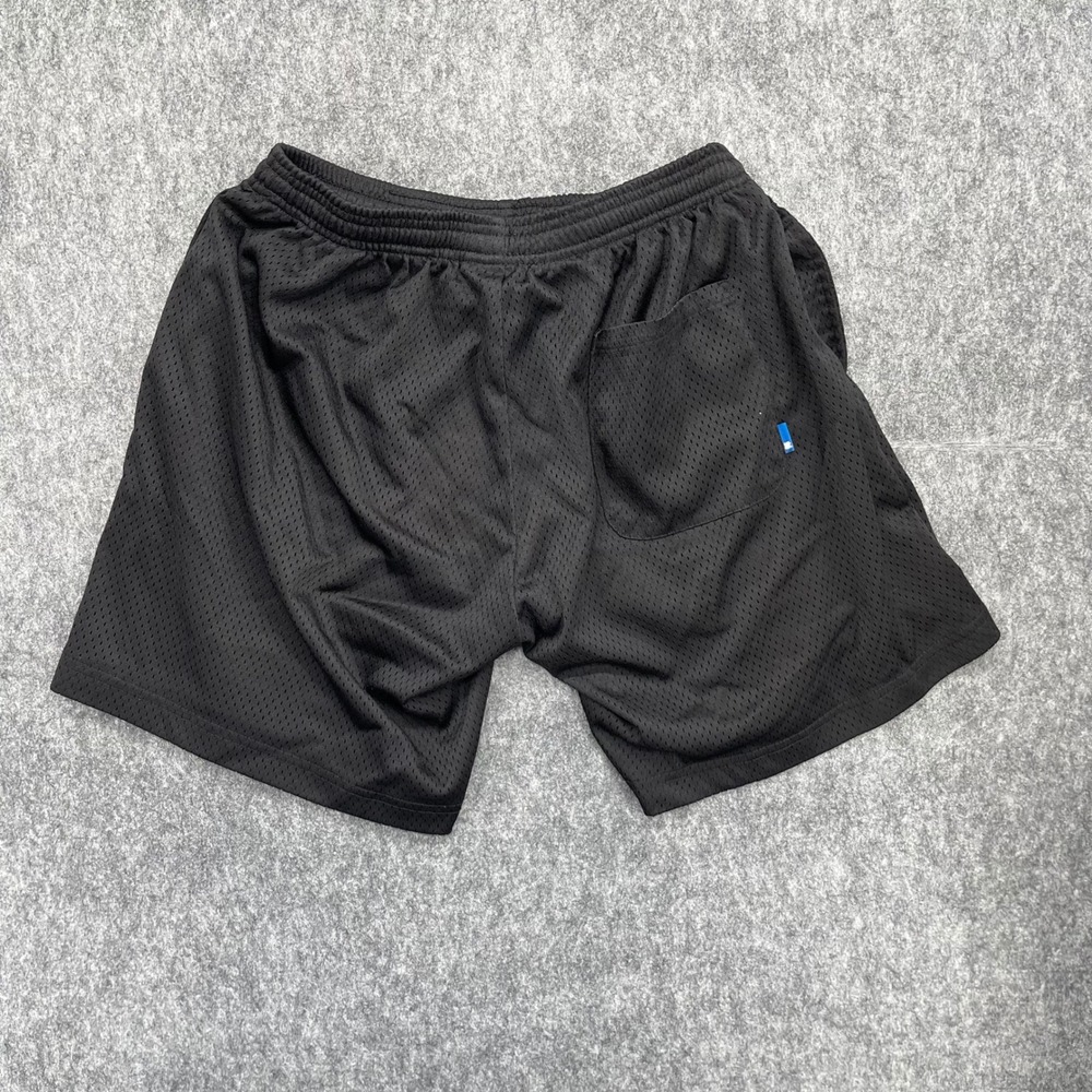 Undefeated Shorts Mens Small Basketball Mesh Black Athletic Gym Streetwear